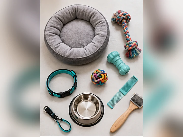 Pet Accessories: Beds, toys, bowls & grooming