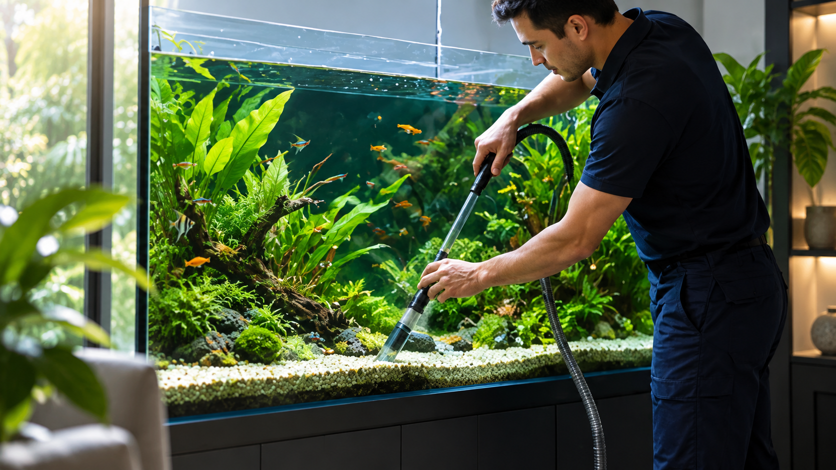 Professional aquarium maintenance and service
