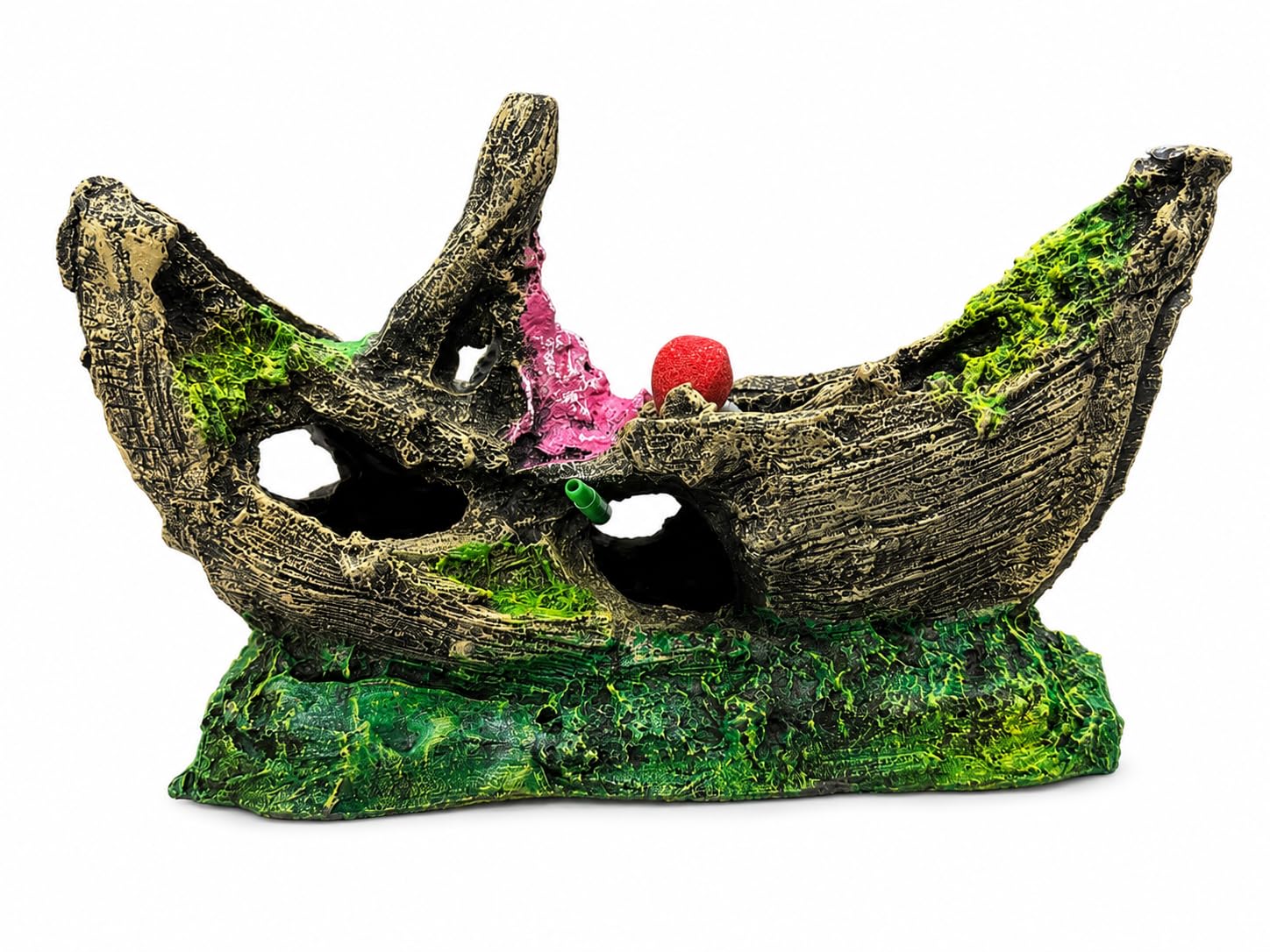 FAH Aquarium Ship | Non- Toxic | Resin Fish Tank Ornament | Durable Aquarium Decor | FAH | (25cm x 15.5cm x 7.5cm) by FAH