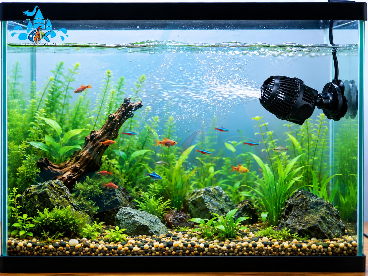 Sobo (WP-400M | 15W | 10000L/H) 360 Degree Single Powerhead Aquarium Super Wave Maker | Improve water movement especially for saltwater fish tanks(compact Size)(Adjustable Up/Down) by Sobo