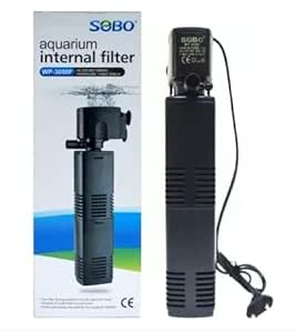 SOBO WP-3000F Aquarium Internal Filter | 4 in 1 High Power Biological, Mechanical, & Chemical Filteration System |, 25W AC 220-240V MAX Output 1200 L/H. Ideal for 3.5 Feet Tank, 1 Piece by Sobo