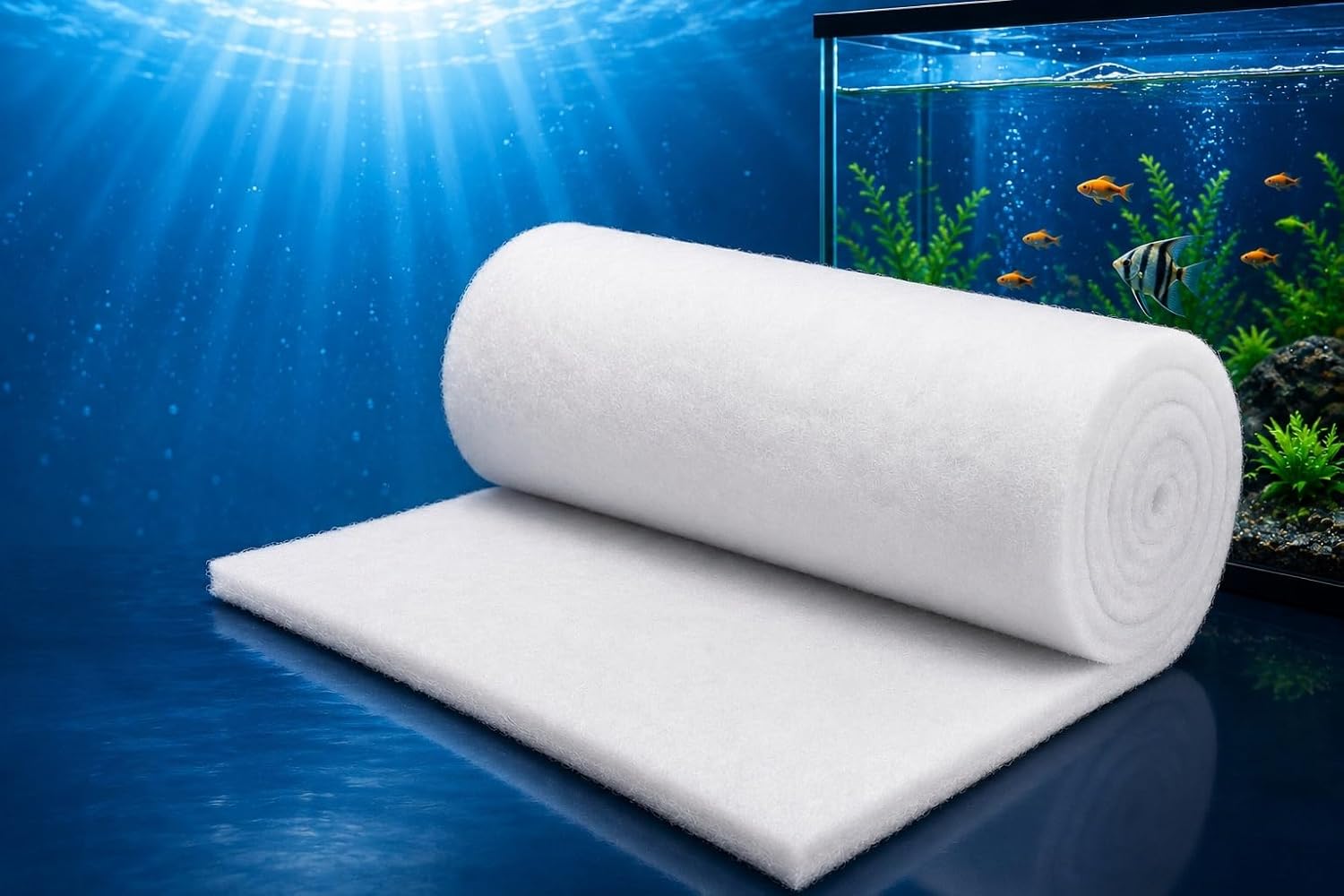 Minjiang 6pcs | Fish Tank Filter Sponge Aquarium | Filter Sponge | Pad Cotton for Fish Tank Washaable (SOBO90X30CMB) by Minjiang