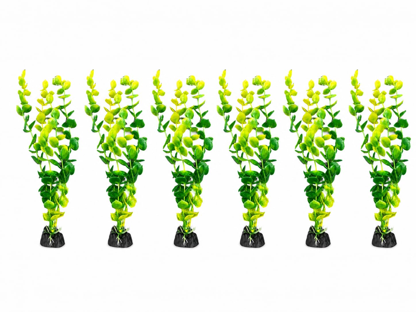 Minjiang Fah® Aquarium Artificial Plant Decoration 1159 (Pack of 6) | Non- Toxic Fish Tank | Ornament | Durable Aquarium Decor | FAH | (165cm x 24cm x 18cm) by Minjiang
