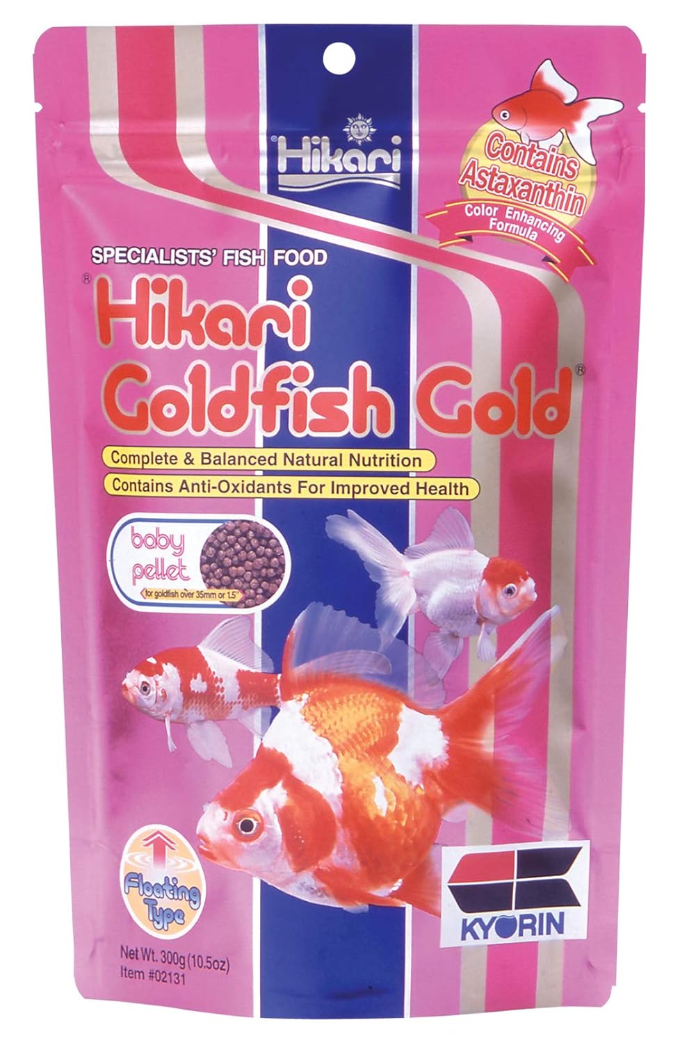 Hikari Goldfish Gold All Life Stages, Pellet 300Gm by Hikari