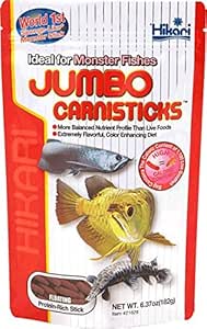 Hikari Fish Jumbo Carnistick Floating Type Long Pellets, 182G, All Life Stages by Hikari