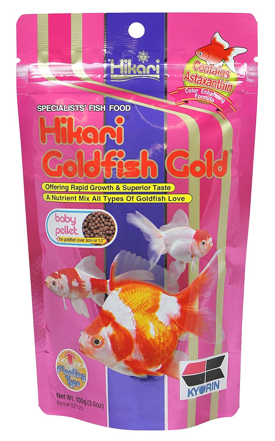 Hikari Baby Gold Fish Gold Pellet, 100gm by Hikari