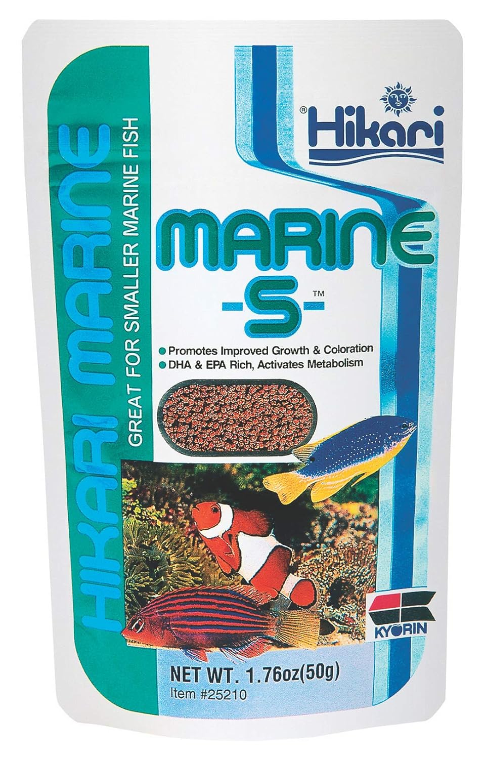 Hikari Marine Aquarium Fish Food, 50G, All Life Stages, Granule by Hikari