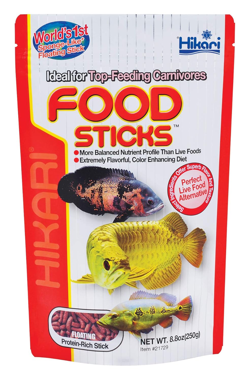 Hikari Tropical Fish Food Sticks, 250 G - All Life Stages by Hikari
