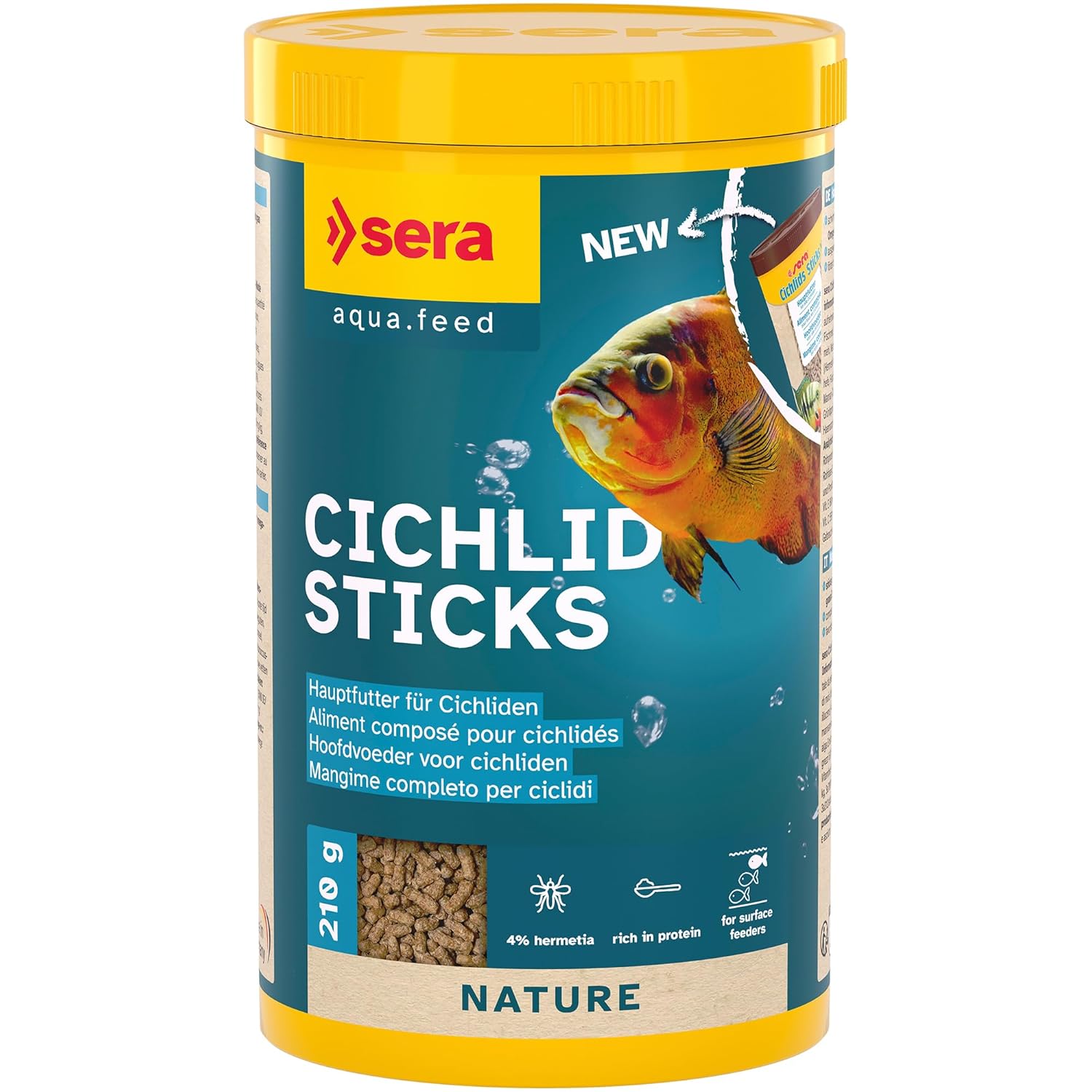 Sera Cichlids Sticks Fish Food, 1 L by Sera