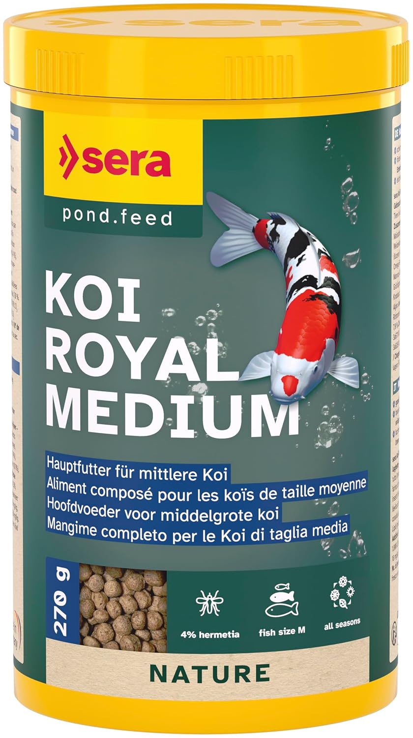 Sera Koi Royal Medium Fish Food, 1000ml by Sera