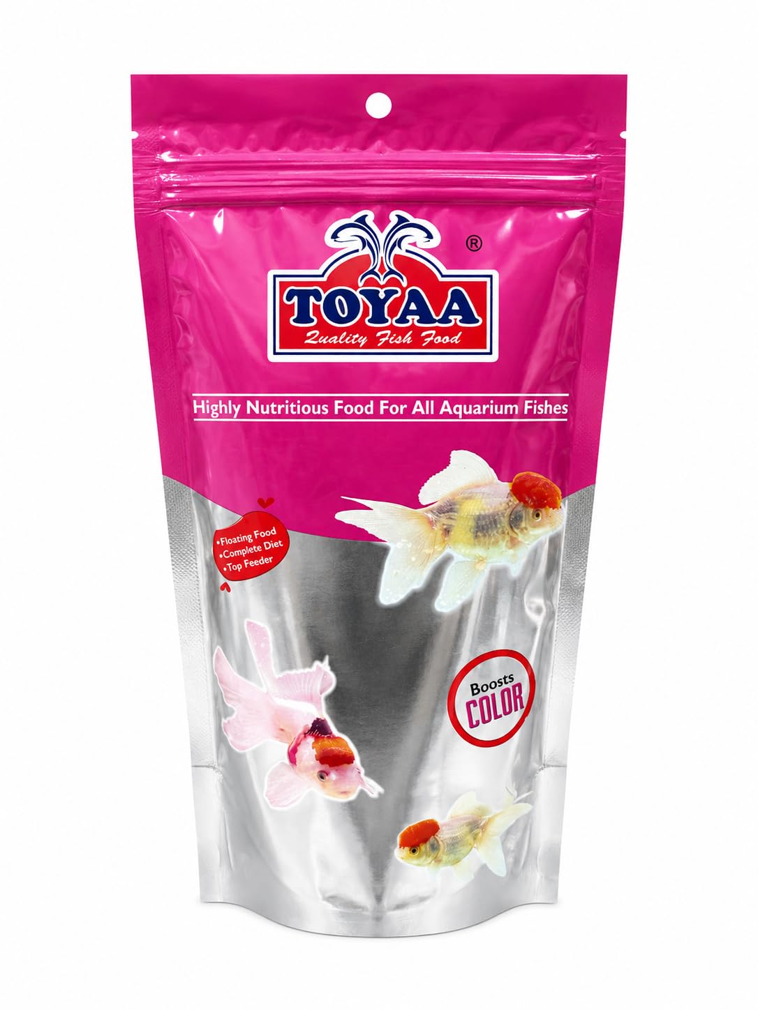FAH TOYAA Boosts Color Fish Food 200gm (Pack of 6) by Toyaa