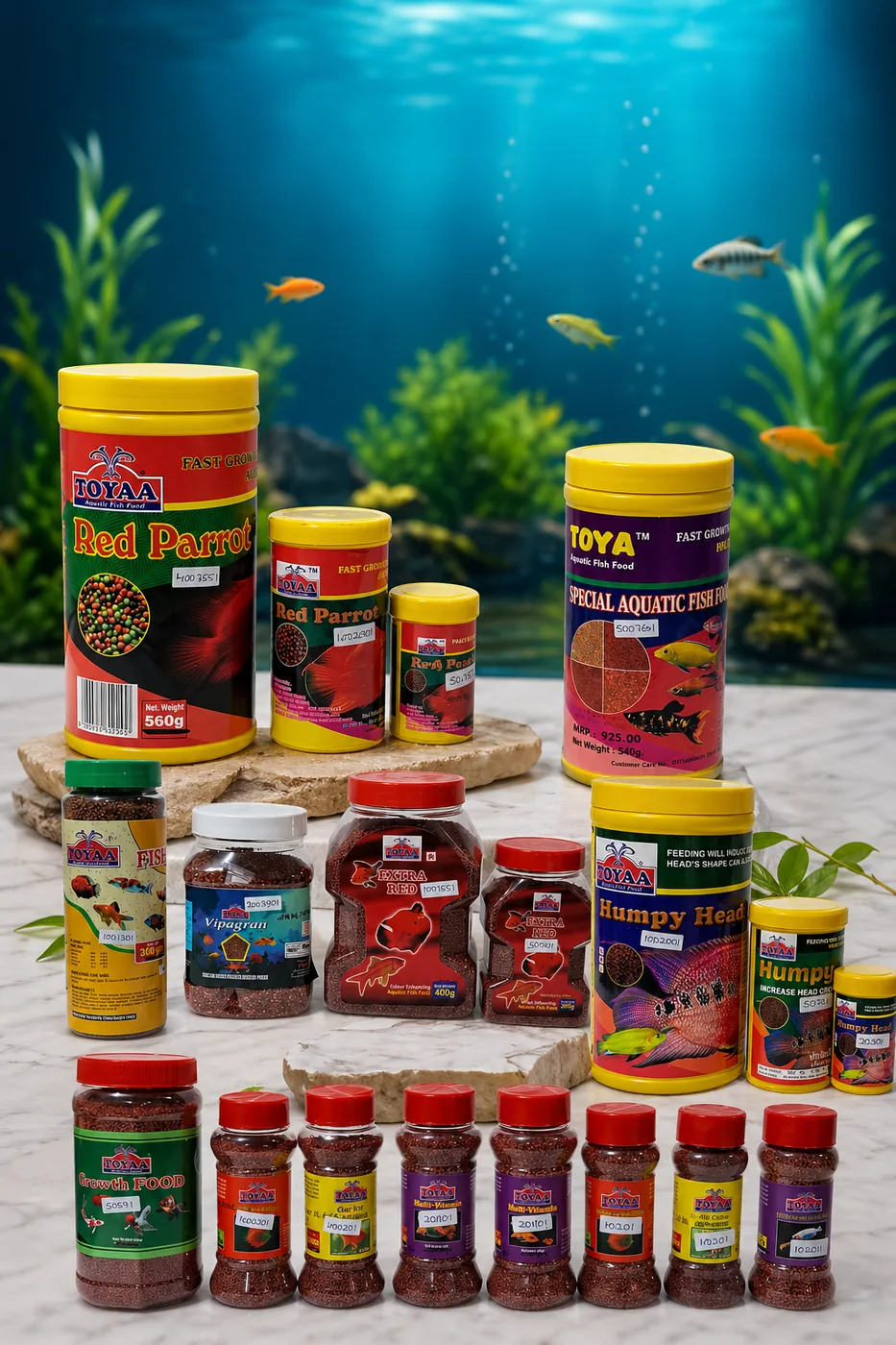 Toyaa Fish Food Portal Range by Toyaa