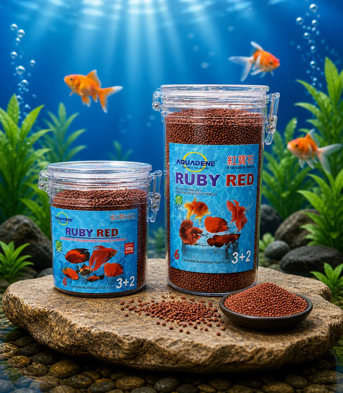 Toyaa Ruby Red Fish Food by Toyaa
