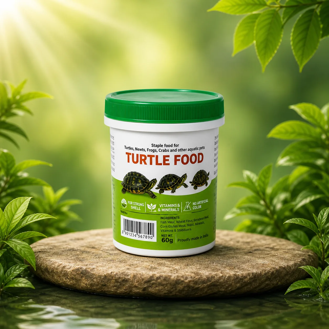 Turtle Food Jar by Generic