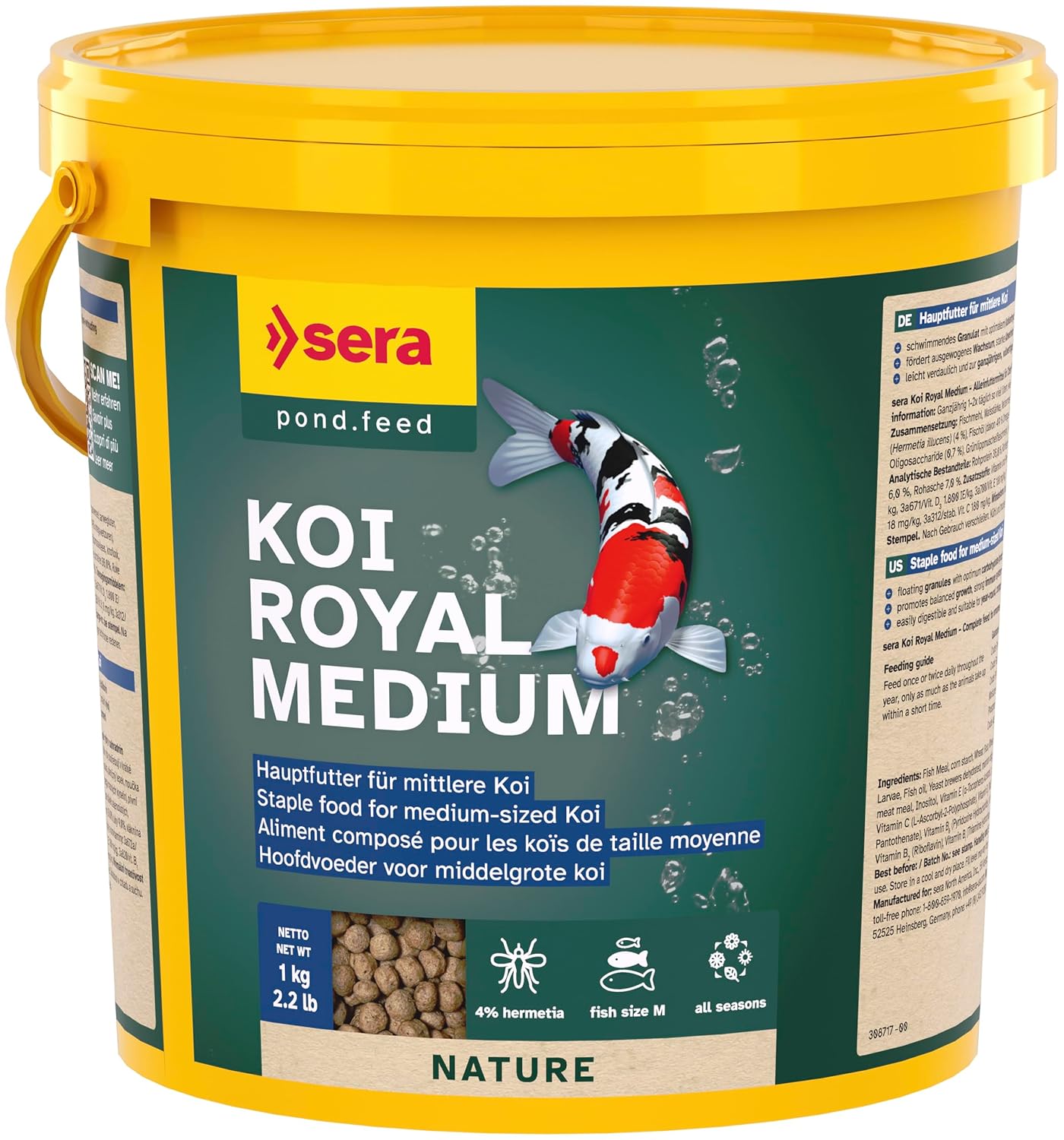 Sera Koi Royal Medium Fish Food, 800 GMS by Sera